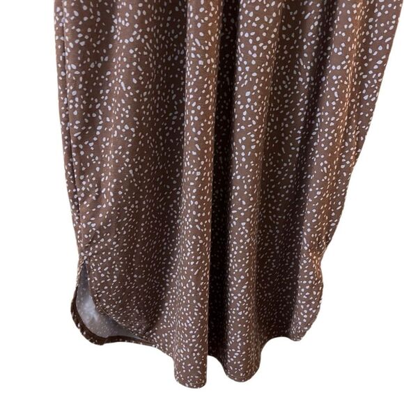 Prana Ayla Brown & Blue Midi Dress - Picture 13 of 13